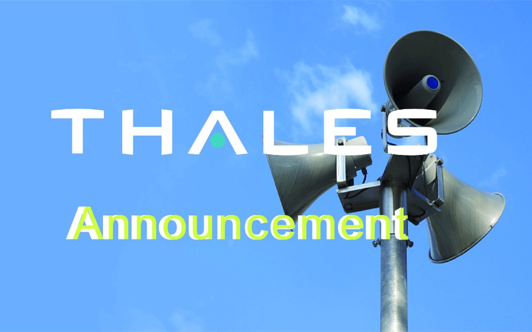 Thales 產品維護服務價格調整通知